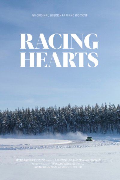 video poster racing hearts